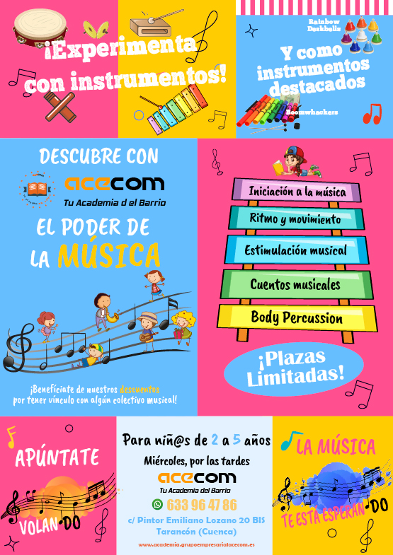 Curso iniciación a la música para niños